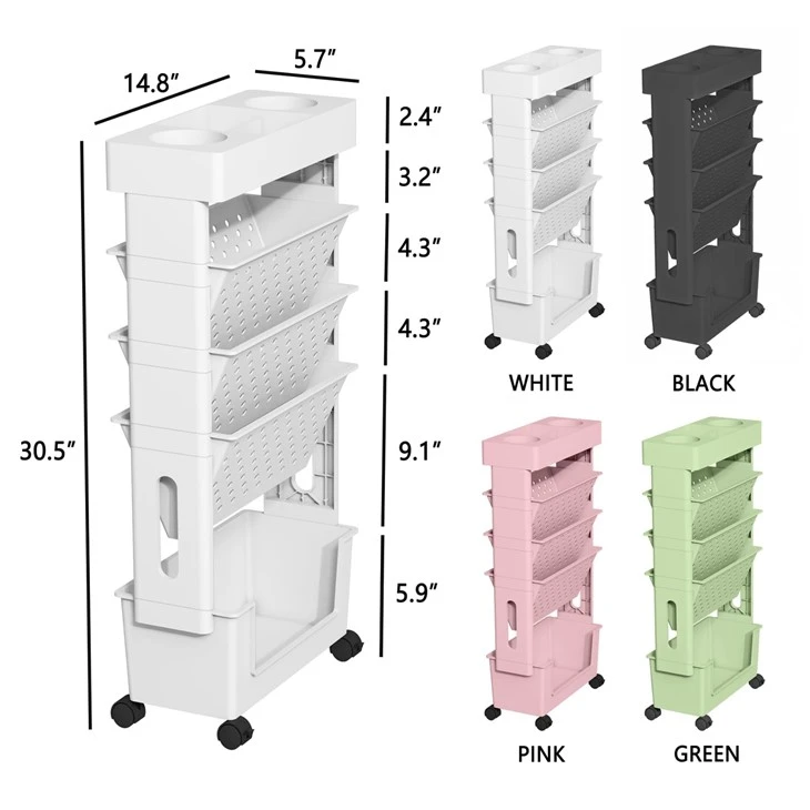Movable File Organizer Cart